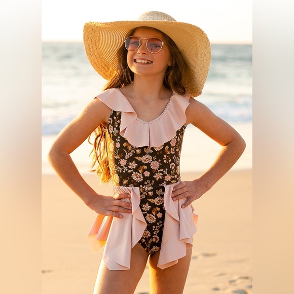 JOYFOLIE CHRISTABEL SWIMSUIT IN BLACK FLORAL - Picture 2 of 9